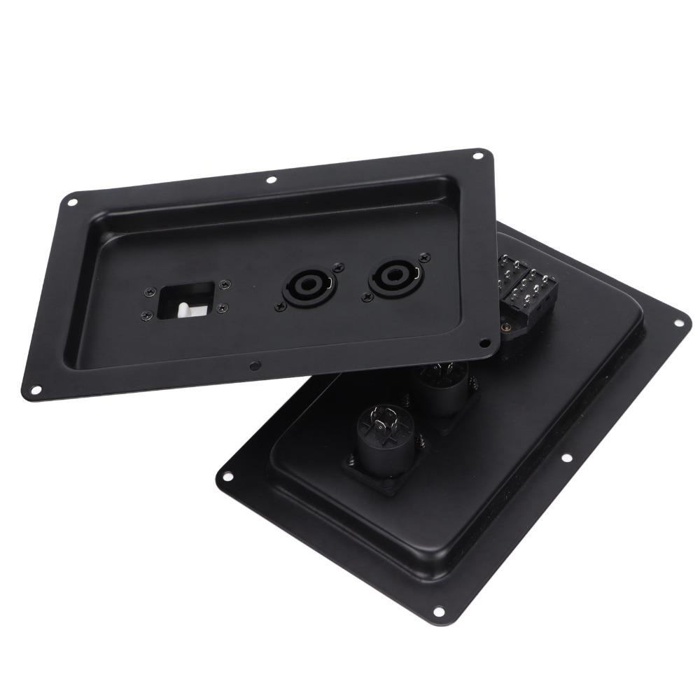 2PCS Iron Speaker Wiring Back Panel Audio Junction Box for 715 725 Stage Speakers Professional Stage