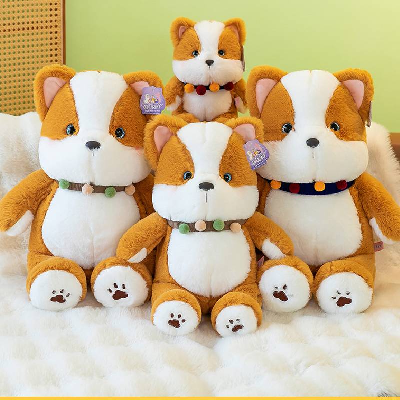 Plush Dog Corgi Doll Pillow Soft Comfortable Childrens Gift Birthday
