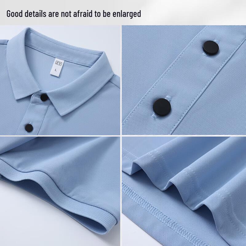 QIANYIYANG Unisex Quick-Dry Polo Shirt