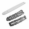 2pcs 3/8" Chainsaw Chains & 14'' Guide Plate Bar For Stihl 017 MS170 HT70 MSE160 Chainsaw Accessories Garden Tools Parts