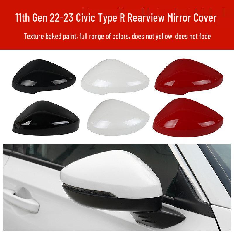 Honda Integra 11th Gen Civic Rearview Mirror Housing with Backup Camera, Lens, Frame, and Turn Signal Cover