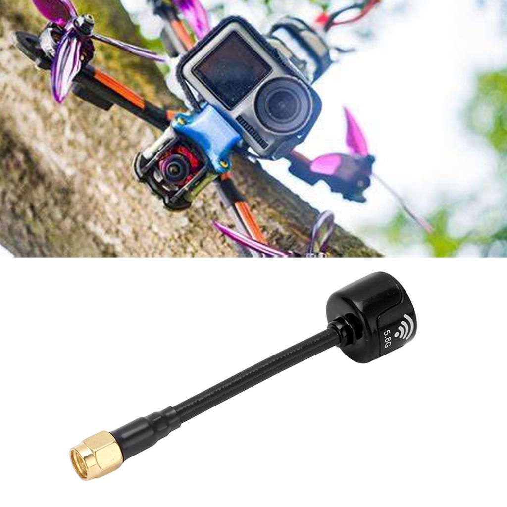 5.8Ghz 2.5dBi RHCP High Gain   with SMA Connector Plug 85mm for RC   Racing Drone