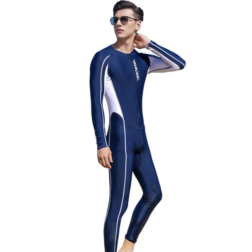 Professional Men's Plus Size Quick-Drying Muslim Swimsuit: Long Sleeve & Pants Set