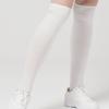 DOYOUKNOWMC ALL SEASON Solid Ivory Over-the-Knee Socks