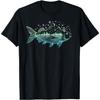 Cool Fish Shaped from Mountains Nature Scene Fishing TShirt