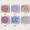 Autumn and Winter Nail Art Knitted Woolen Powder Nail Decoration Retro Color Plaid Glitter Sea Salt Diamond Glitter