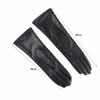 1 Pair Solid Color PU Leather Gloves Extra Long Stage Performance Gloves Driving Gloves  for Women