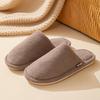 New Silent Cotton Slippers Autumn and Winter Simple and Comfortable Floor Mop Home Non-slip Deodorant Cotton Slippers Winter