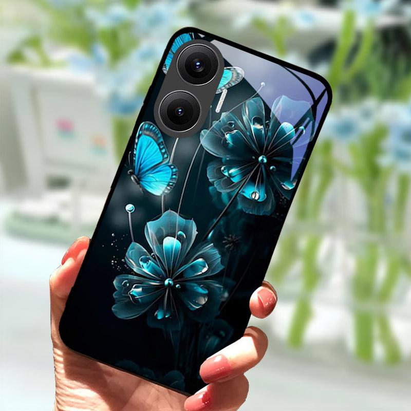 Для Xiaomi Poco F7 5G Чохол Захисне Скло Захист Камери Чохол для Телефону Для Pocophone Poco F 7 PocoF7 Задня Кришка Coque Fundas