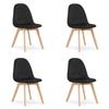 BORA Chair - Black Velvet X 4