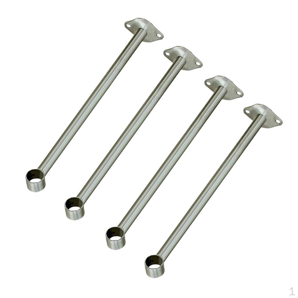 

4x Кронштейн-рычаг для гардероба из нержавеющей стали, Держатель для штанги для штор