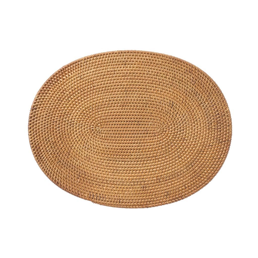 MUJI 40cm Wide X 30cm 82825664 Placemat, Oval, Approx. Deep,