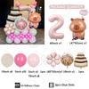 49pcs Cartoon Kawaii Capybara Shape Aluminium Film Balloon Kids Children Birthday Balloon Toy Baby Shower Globos Decora Supplies
