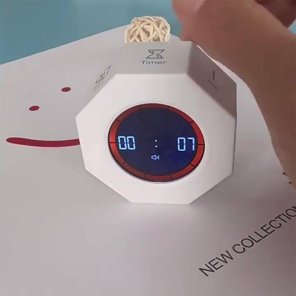 Rechargeable Cube Timer For Kids Multi-functional And Compact Productivity Timer Productivity Cube