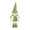 Christmas Gnome Plush Doll Retractable Legs Santa Claus Snowman Elk Ornament Adjustable Standing Figurine Decoration