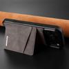 Card Slots Stand Wallet Case For iPhone 17 Pro Max 16 Plus 15 14 13 12 Pro Max 11 16E Air with Metal Buckle Leather Card Holder Back Cover