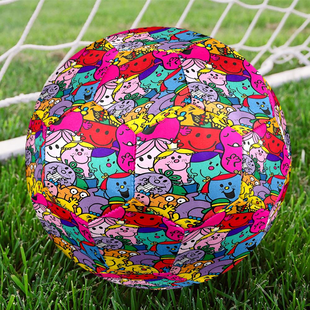 Mr Man Colorful Creatures Size 5 Soccer Ball,Indoor/Outdoor Suitable for Training Matches Tournaments Practice Games Perfect Gift for Fan