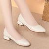 Soft Sole Work Shoes For Women Black Formal Shoes For Work Commuting Leather Shoes Single Shoes Professional Comfortable New