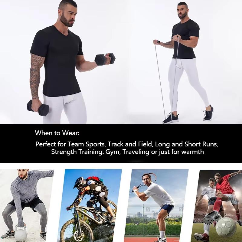 Kompressionsshirt Herren Fitness Gym Body Shaper Sport Lauf Kurzarm T-Shirt Rashgard Tops T-Shirt Quick Dry Tops Männliche Shapewear