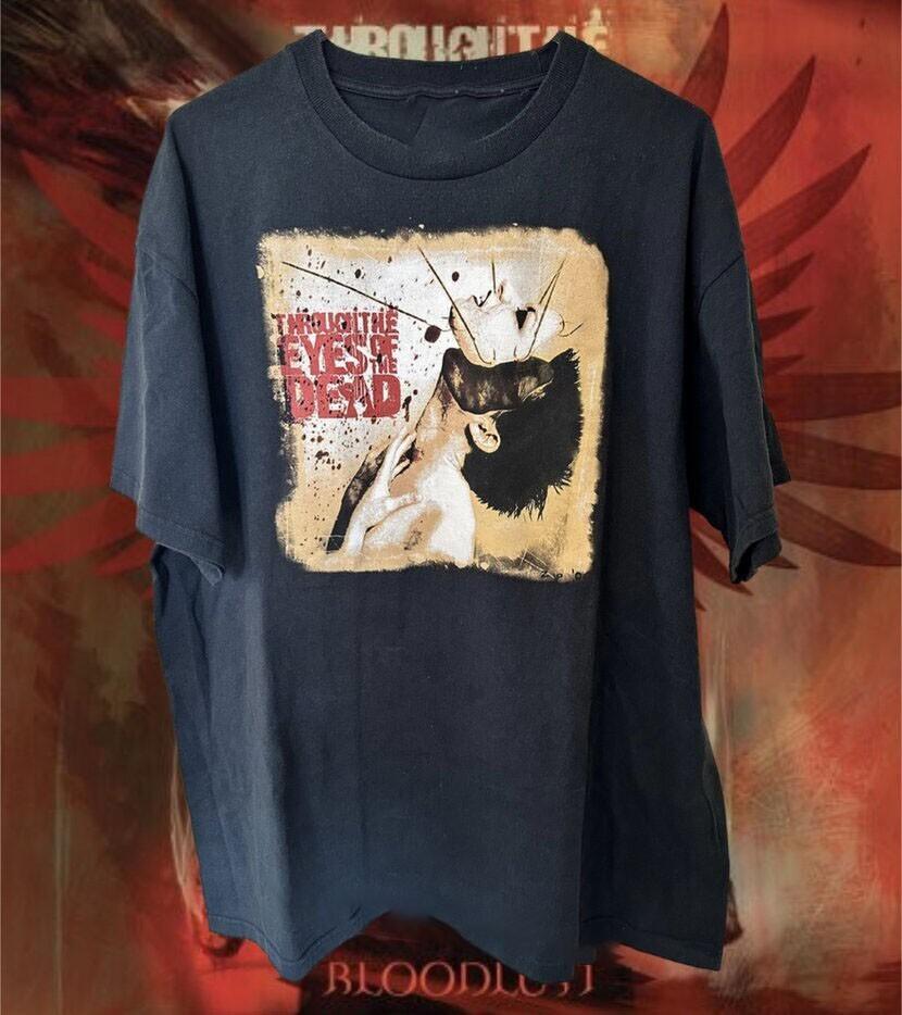 Винтажная футболка «Глазами мертвых» Унисекс Концертная S-5XL DO361 Унисекс Футболка M