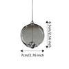 Traditional borosilicate glass bell decoration for indoor and outdoor use,