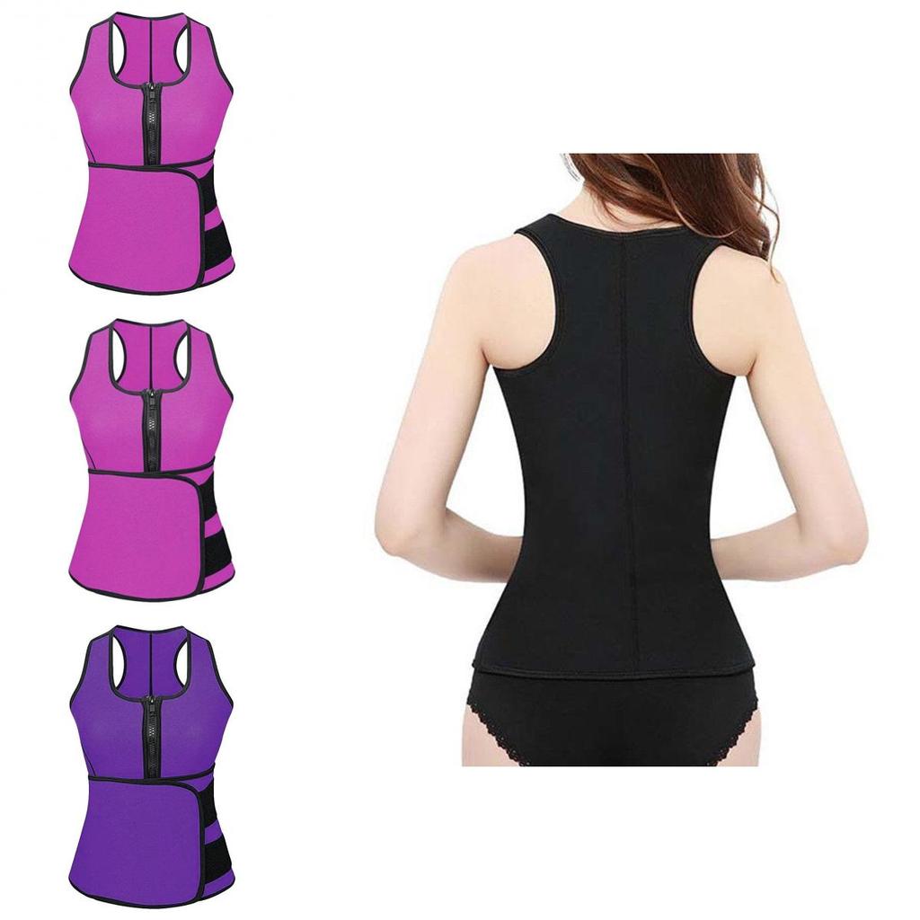 Timeless Women Waist Trainer Vest With Premium Quality Adjustable Sweat Belt Body Shaper For Gym Sessions