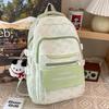 Children's Primary School Students Girls Color Blocking Backpack Middle School Students Junior High School Students Backpack