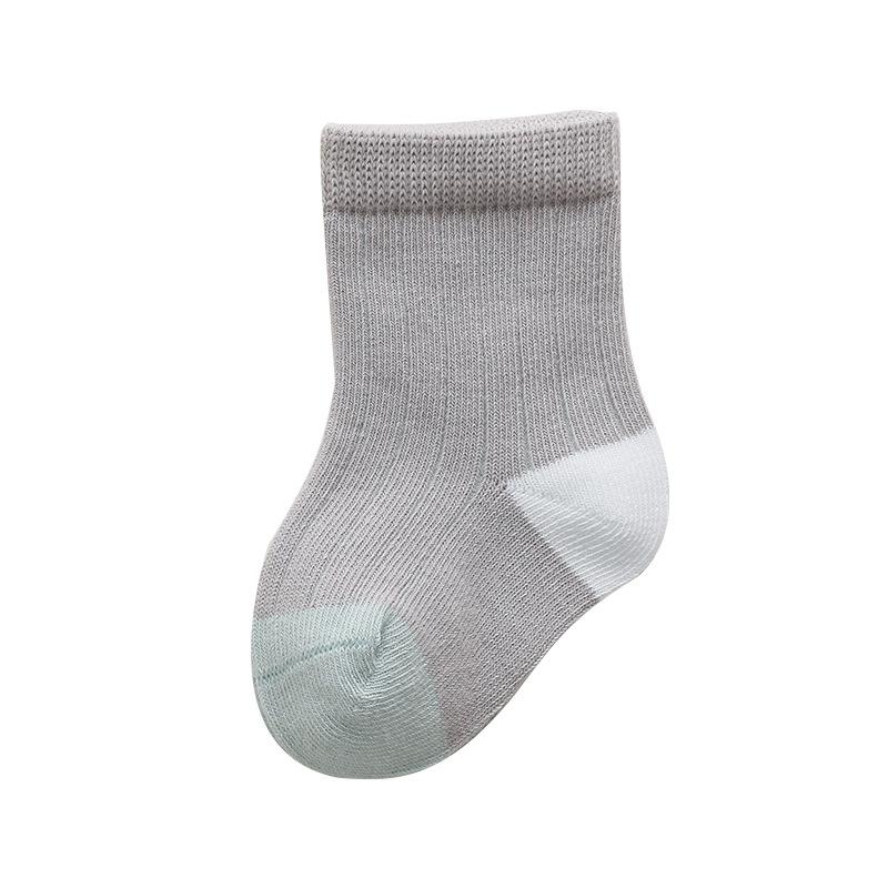 1 Pair Baby Spring Summer Socks Infant Toddler Boys Girls Short Socks 1~4 Years Children Kids Patchwork Cotton Breathable Socks