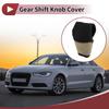 Partuto Gear Shift Knob Car PU Easy Installation Cover, Beige, 1pc, Use, Polyester, Anti-Slip, Dustproof, Waterproof, Protective,