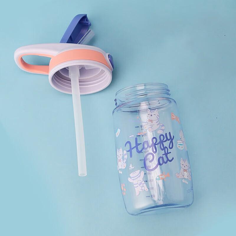 LocknLock Kids Stainless Steel Straw Water Bottle