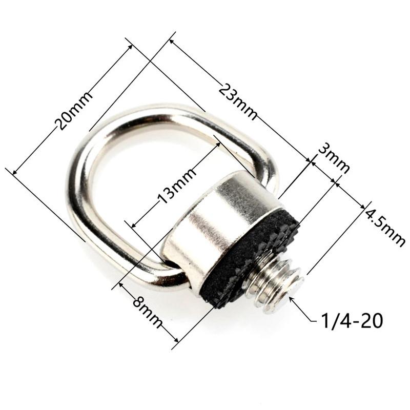 

D Кольцо Камера Винт крепление 1/4 Ремешок Винт Быстросъемная пластина Винтовой адаптер
