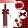 XIMISHOP 6PACK Christmas Stockings,18Inches Large Cable Knitted Stocking Personalized Xmas Hanging Stocking Decorations with Name Tags for Holiday