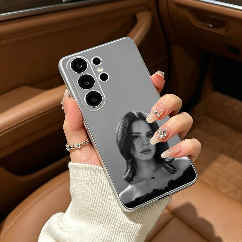 Vintage Singer Lana Del Rey Phone Case For Samsung S25,S24,S21,S22,S23,S30,Ultra,S20,Plus,Fe,Lite Transparent Cover