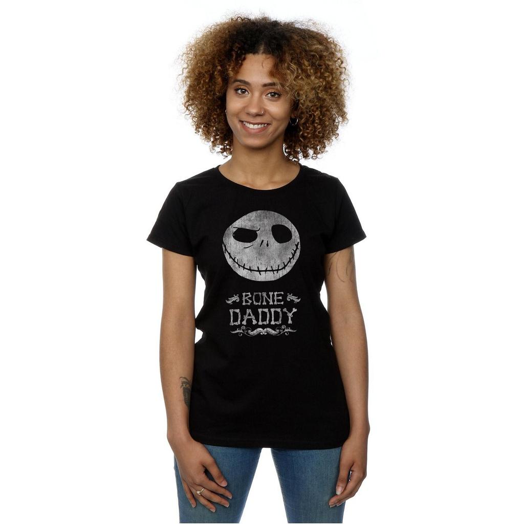 Disney Womens/Ladies Nightmare Before Christmas Bone Daddy Cotton T-Shirt