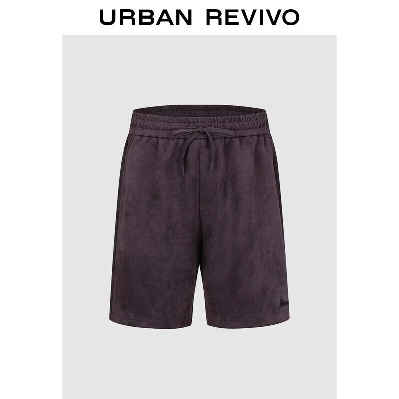 UR Men s Solid Color Elastic Drawstring Shorts 29