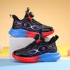 2025 Boys' Non-Slip Leather Basketball Shoes for Older Children & Primary School – Autumn/Winter Style for Running