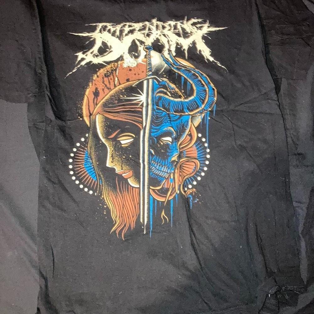 

Impending Doom Band Black Short Sleeve TShirt Unisex T-Shirt XXXL