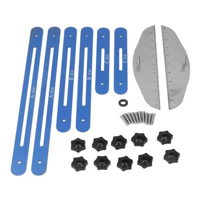 Stair Tread Template Tool 11in-60in Alloy Stair Tread Measuring Tool Stair Tread with Scale for Risers Partition Drywall