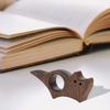 1-4pcs Wooden Pet Cat Reading Bookmark Office Book Enthusiasts Quickly Read Aid Tools One Hand Thumb Portable Study Book Clip