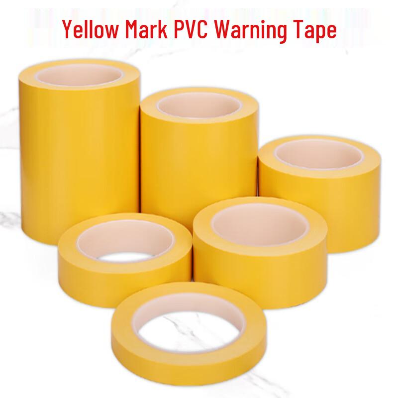 Qihuang Yellow & Black PVC Warning Safety Tape