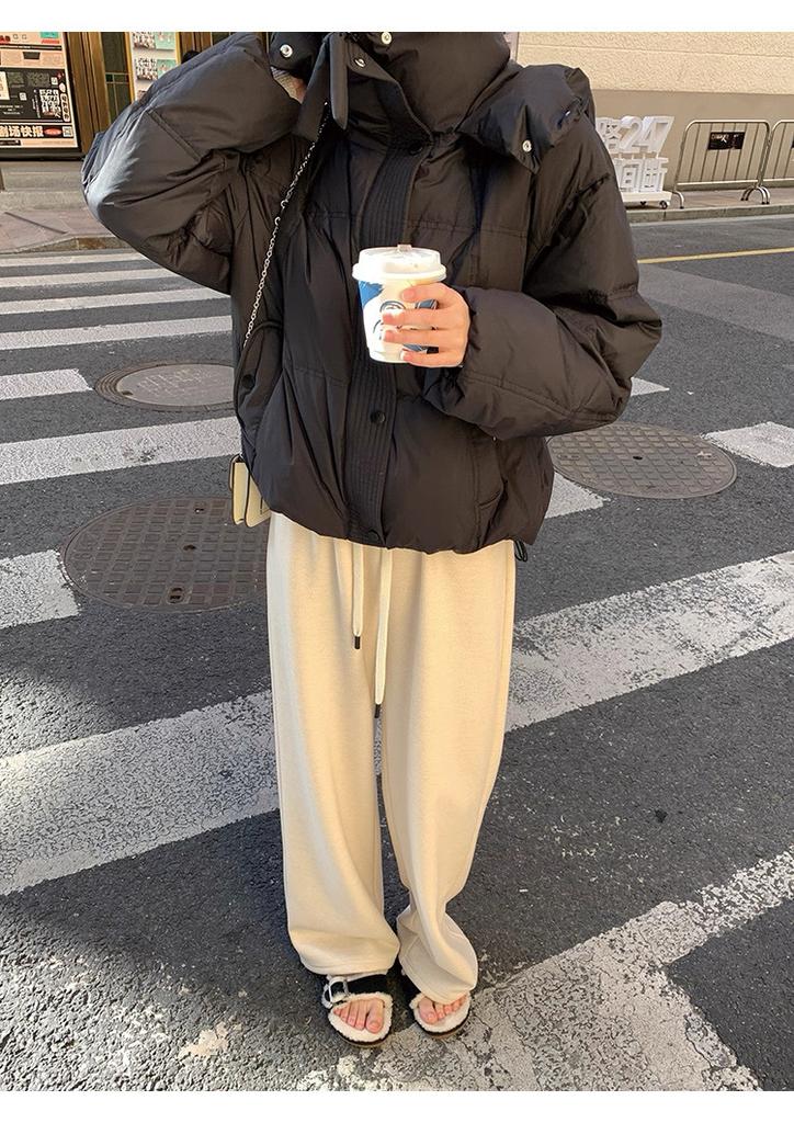 Winter new down cotton-padded women's short loose casual thickened hooded cotton-padded jacket bread jacket