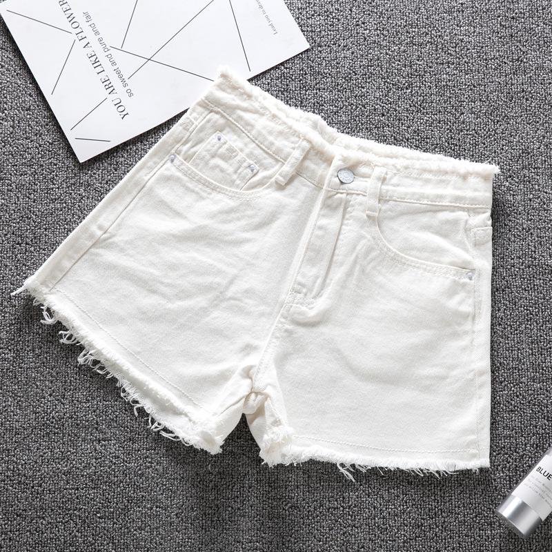 Kvinner Sexy høy midje jeans shorts sommer wide leg shorts dongeri shorts