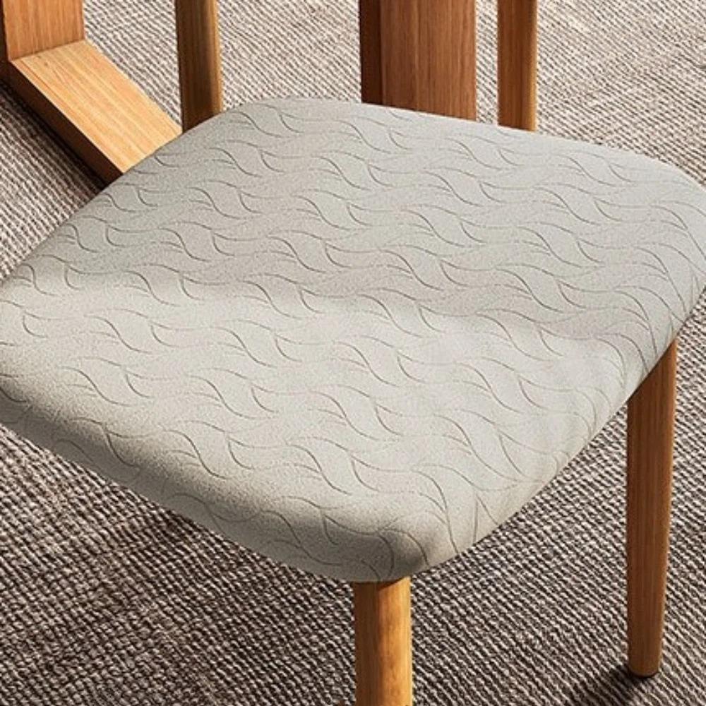Washable Dining Chair Cover Removable Chair Cushion Cover Modern Seat Protector  Dining Room бежевый