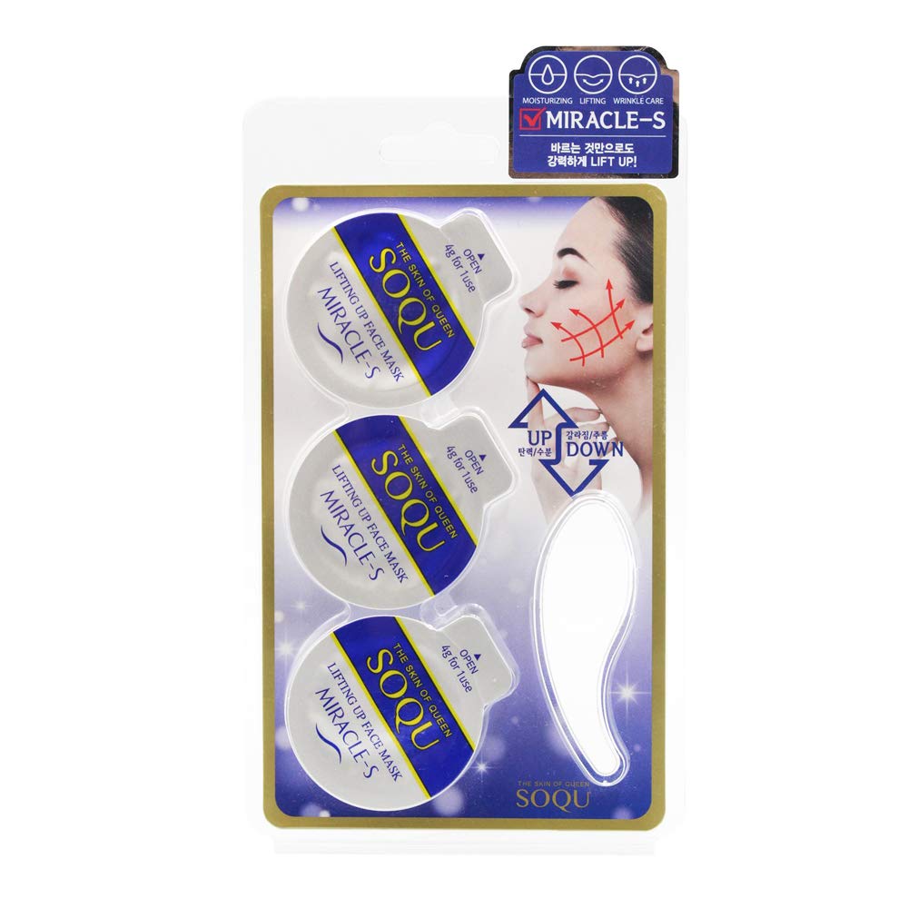 

SOQU Miracle S trial set miracle S uplifting mask pack lifting up mask (with spatula)