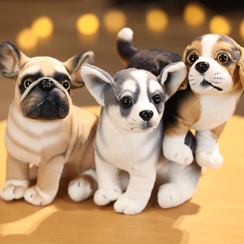 Simulated Plush Dog Toys: Husky & Akita Dog Dolls - Perfect Gift for Kids