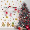 Tj18010 Pygmy Autumn Sunflower Bronzing Wall Sticker Decoration Children'S Room Bedroom Background Self-Adhesive Wall Sticker