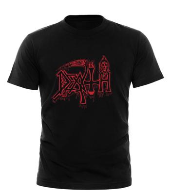 DEATH T-SHIRT BANDLOGO METAL EPISCH MENS TEE Alle Größen T-Shirt