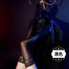 Qinghe Peacock Lace Horse Oil Knee Socks Ultra-thin Oily Sexy Black Silk Invisible Stockings Women's Stockings Seduction