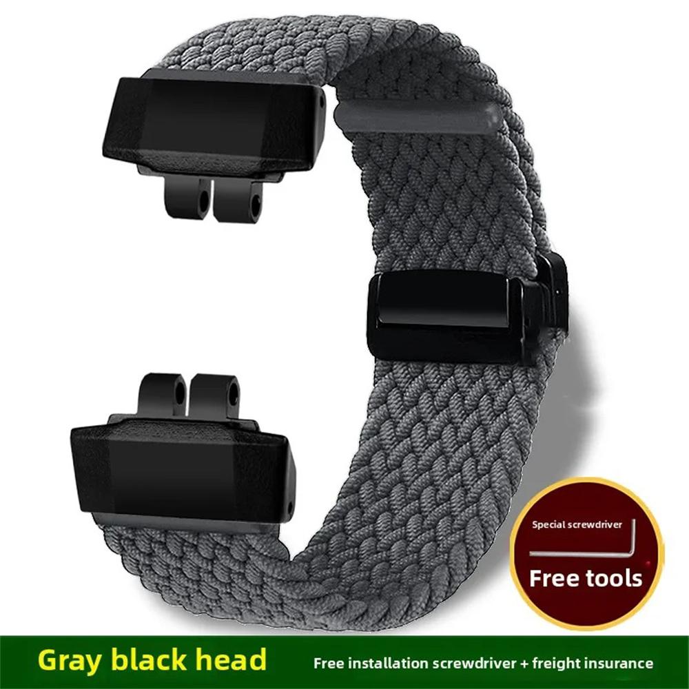 

GBD 200 Watch band For SHOCK C asio 3506 GBD-200-1A GBD-200RD-4 Woven nylon watch strap Magnetic folding buckle men s Bracelet