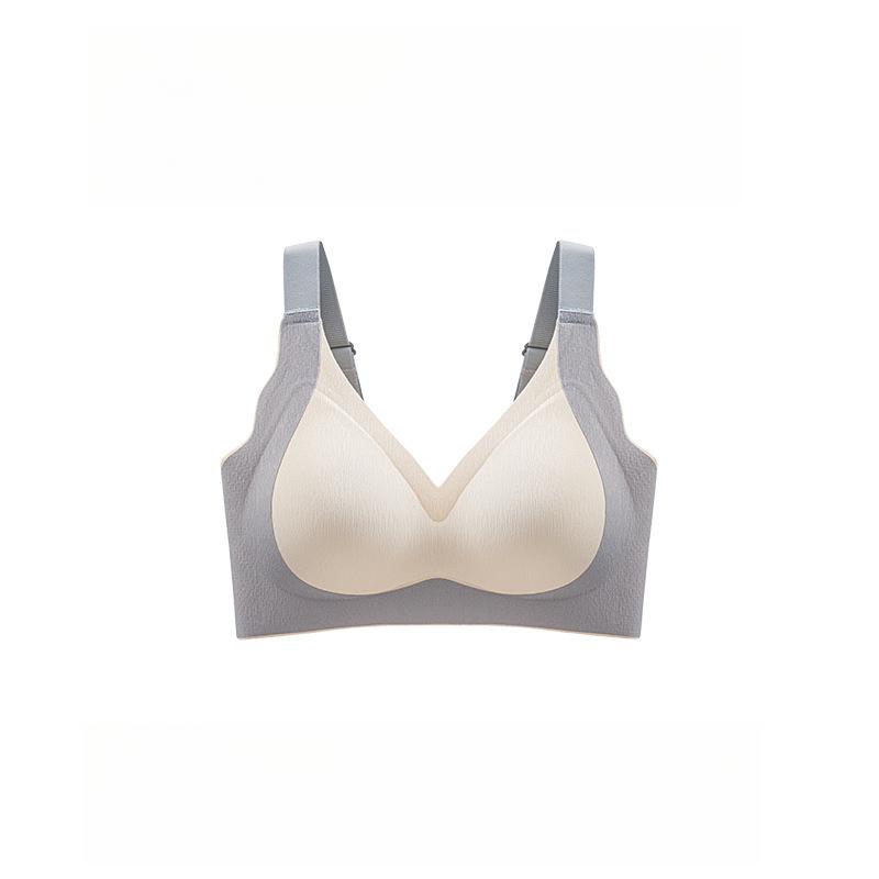 

Нежный женский тонкий спортивный бюстгальтер с мягкой поддержкой, предотвращающий провисание, без косточек, большого размера 6XL серый